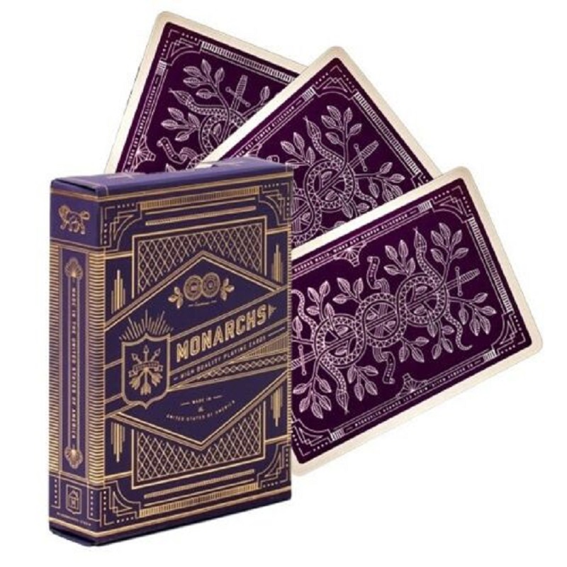 Board Game Viral - Purple Monarch Spielkarten von Theory11 Monarchs