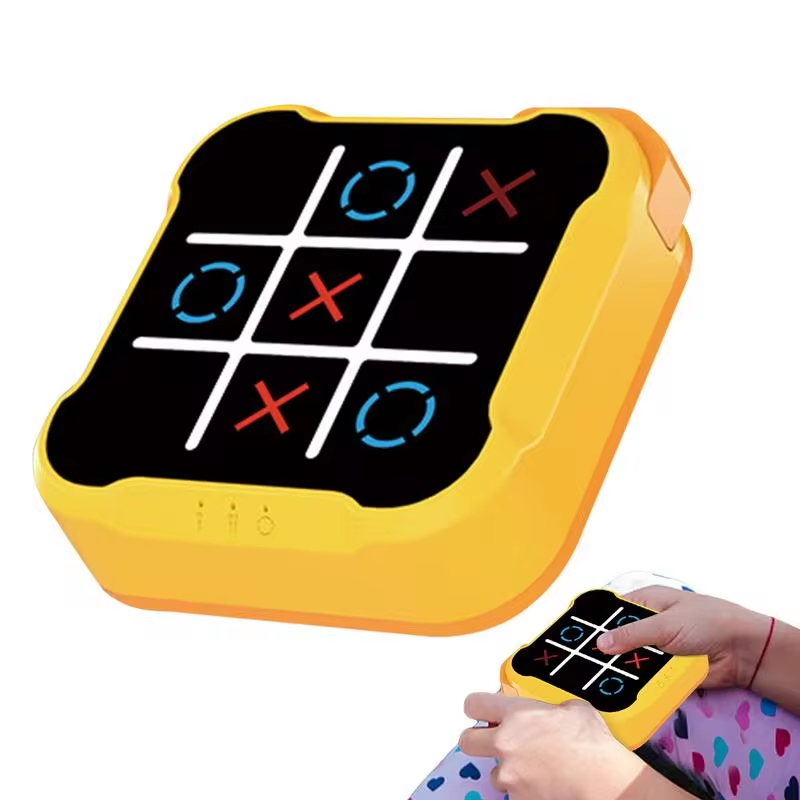 Board Game Electronic Table - Tic-Tac-Toe Brett, multifunktionale elektronische Spiele, Montessori-Puzzle,