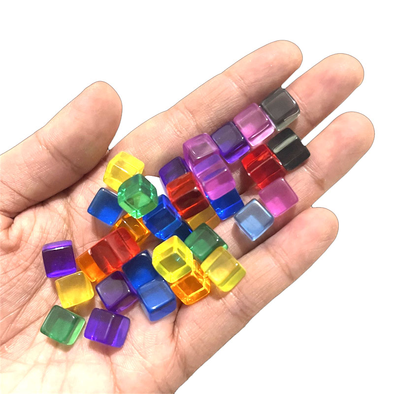 Board Game Harvest - 100 teile/satz 8mm Klar Würfel Würfel