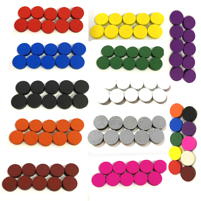 Board Game Economy - 100 stück Durchmesser 15*5 MM Holz