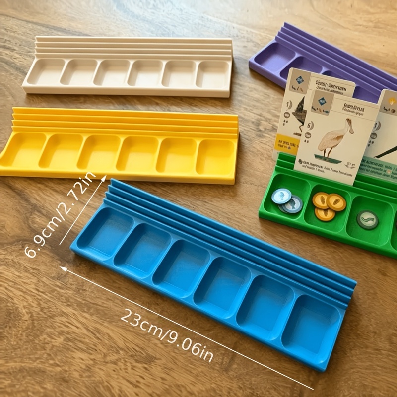 Board Game Ranking - Doppelfunktionales Brettspiel-Organizer-Tablett, Markierungs- und Klassifizierungskartenhalter, Schreibtisch-Zubehörständer