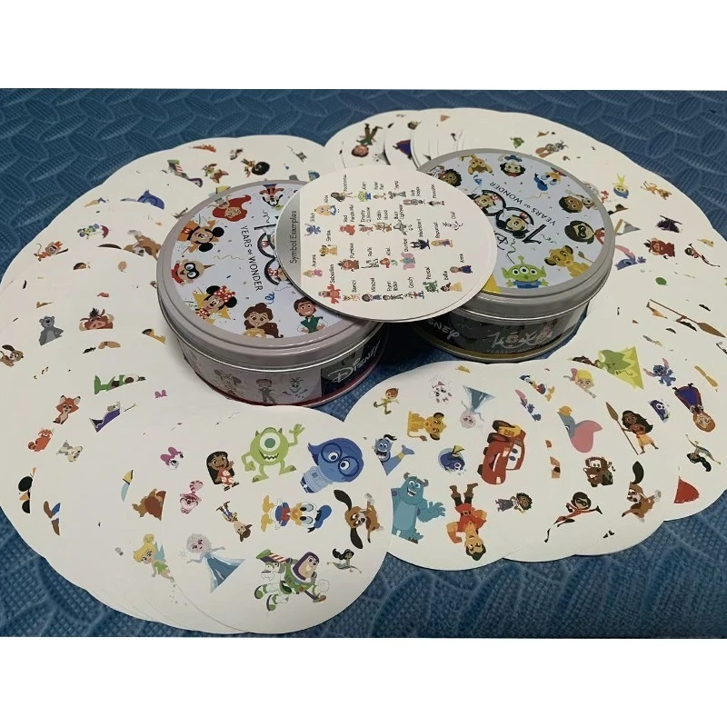 Board Game Movie - Karton-Brettspiel Froze 2 Prinzessinnen-Spielzeug Eisenbox Familien-Spaß