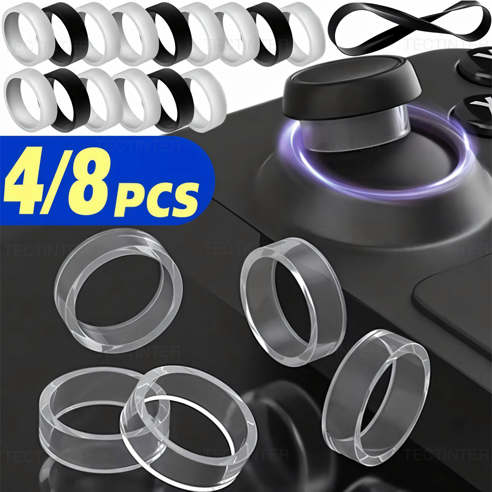 Board Game Steam - 4/8 Stück Elastische Schutzringe für Joysticks