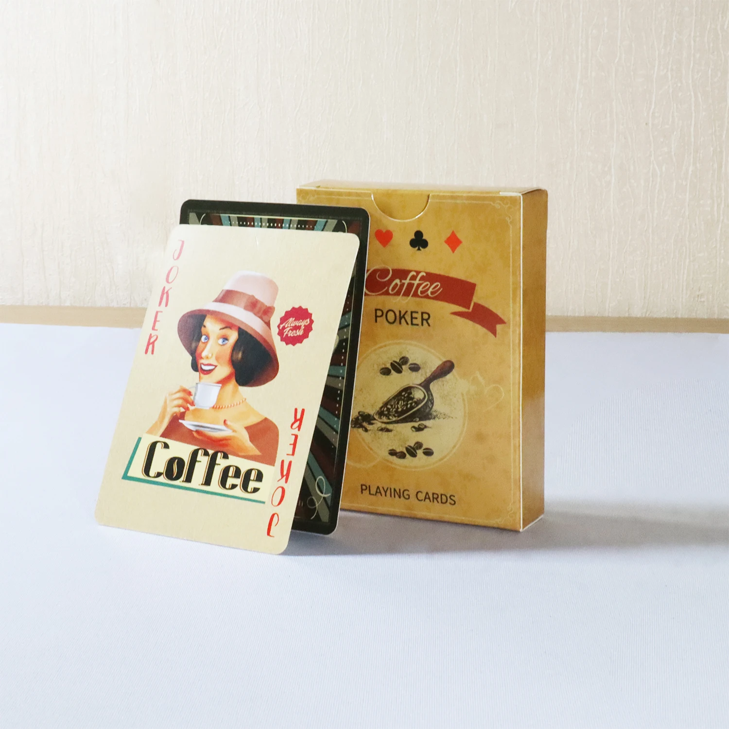 Board Game Viral - Kaffeepapier-Spielkarten im Vintage-Stil, 54-Karten, Deck-Brettspiele, klassische