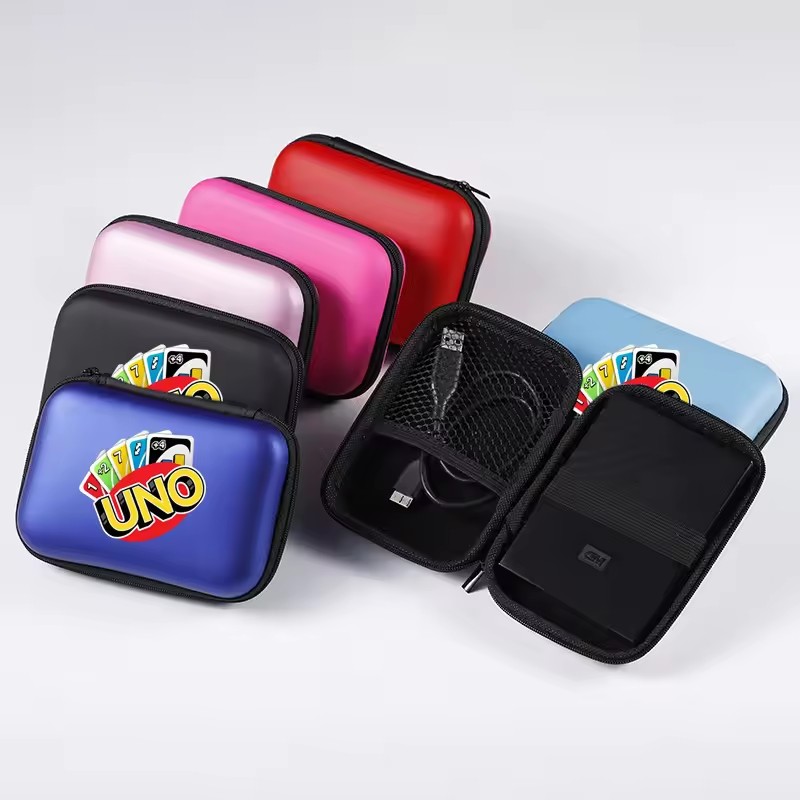 Board Game Box - UNO Reise-Reißverschlussbox Kinder-Fan-Unterhaltungskarten-Clip Mini-Aufbewahrungstasche