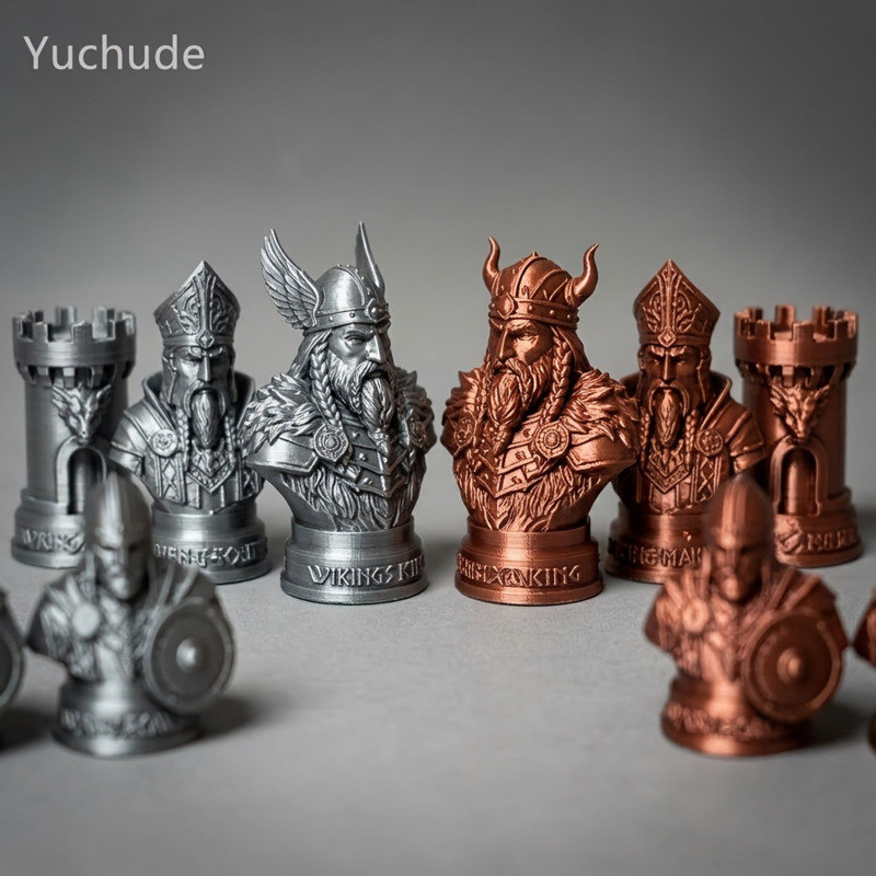 Wikinger-Schachfiguren 3D-Gedr – Board Game Vikings Bewertung und Preis