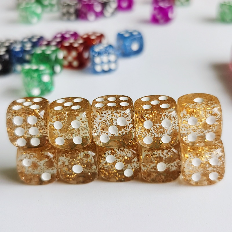 Set mit 10 Stück Glitzer-Würfe – Board Game Viral Bewertung und Preis