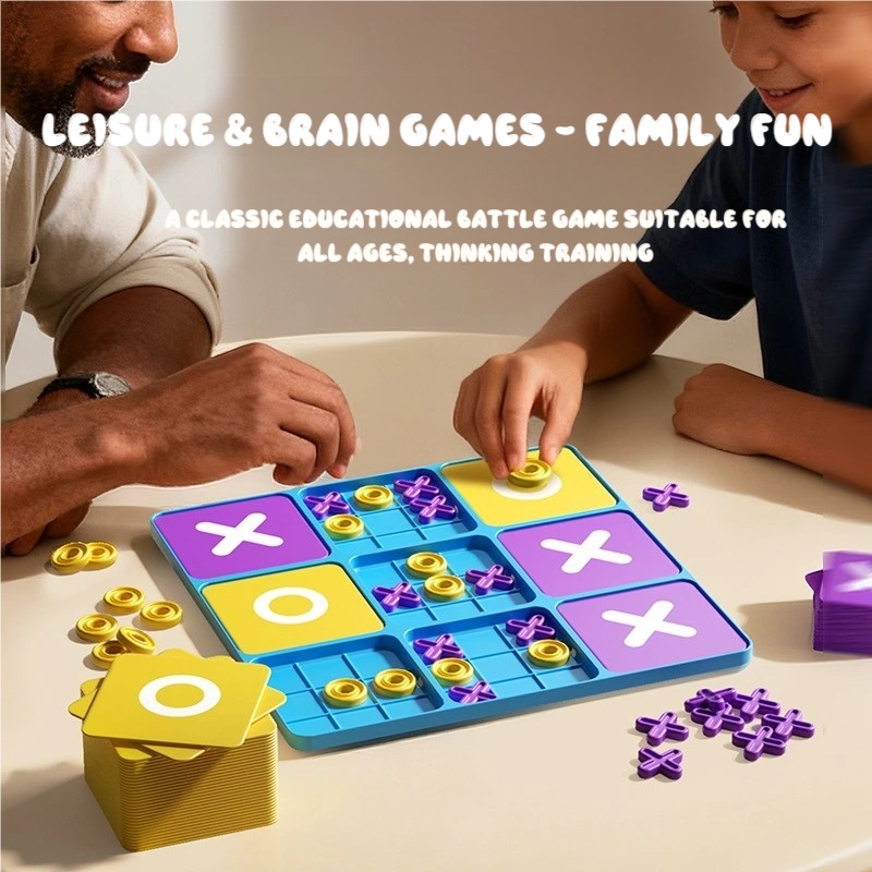 Ein Neun-Quadrat-Xo-Tic-Tac-To – Board Game Electronic Table Bewertung und Preis