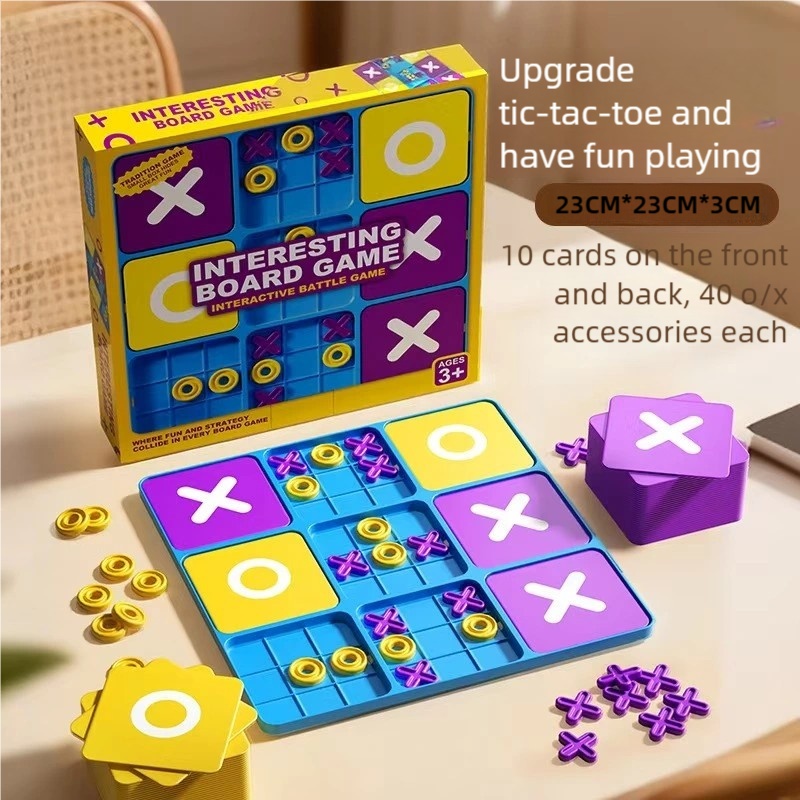 Ein Neun-Quadrat-Xo-Tic-Tac-To – Board Game Electronic Table Bewertung und Preis