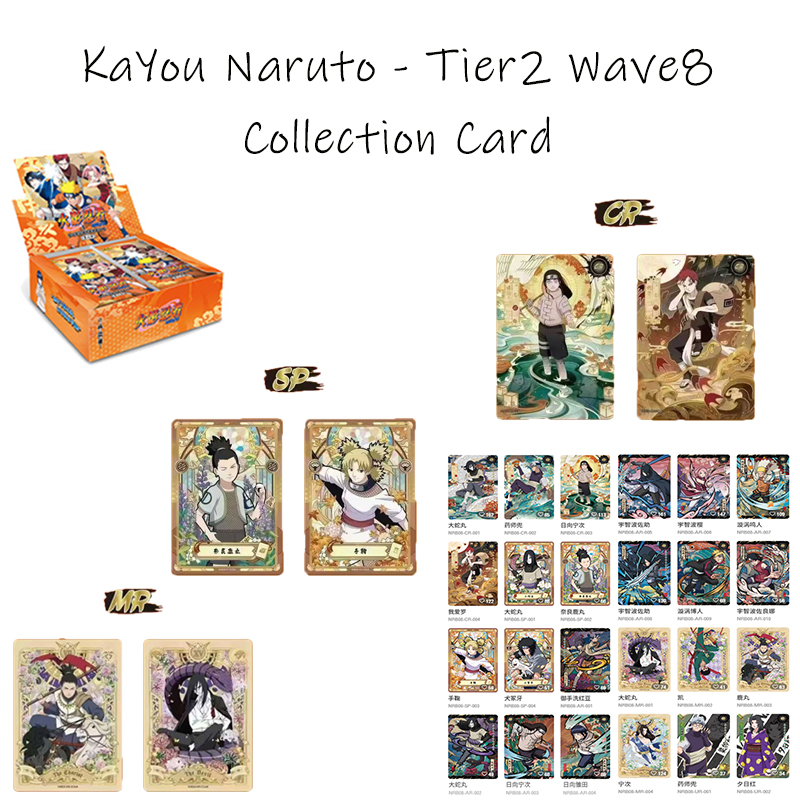 KAYOU Sammelkarten Naruto - Ti – Board Game Naruto Bewertung und Preis