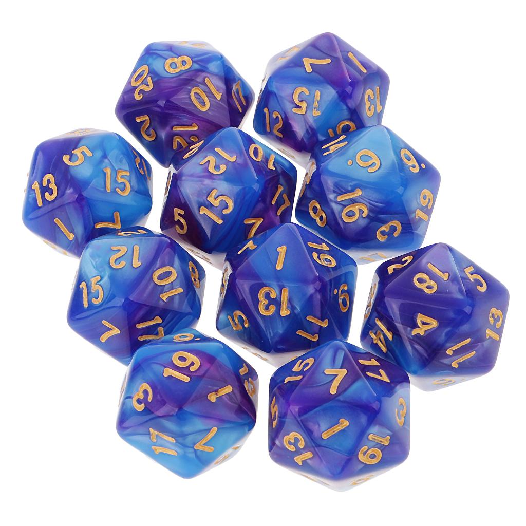 10 Stück polyedrische 20-seiti – Board Game Viral Bewertung und Preis