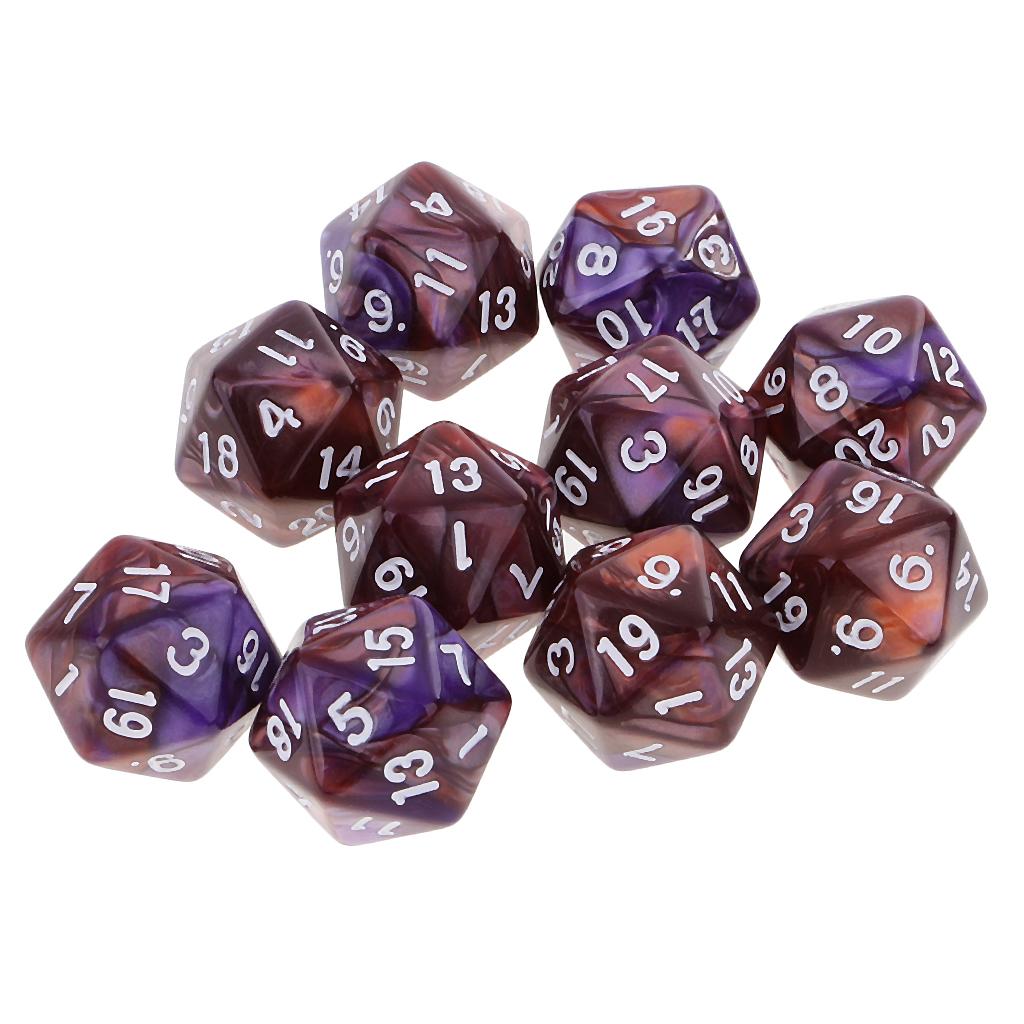 10 Stück polyedrische 20-seiti – Board Game Viral Bewertung und Preis