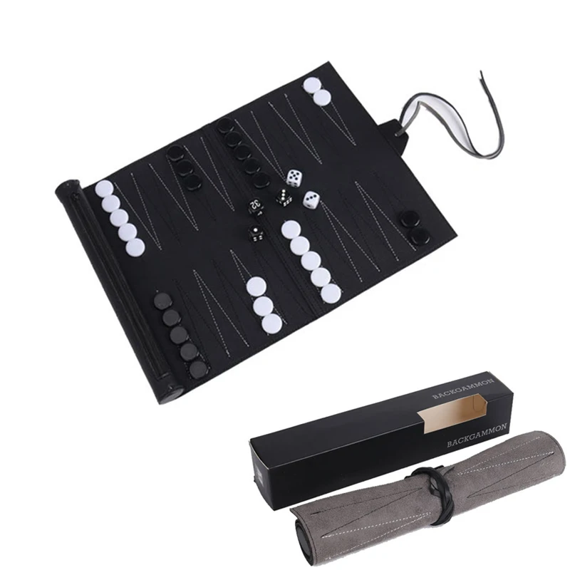 Roll-Up Backgammon-Sets, tragb – Board Game Harvest Bewertung und Preis