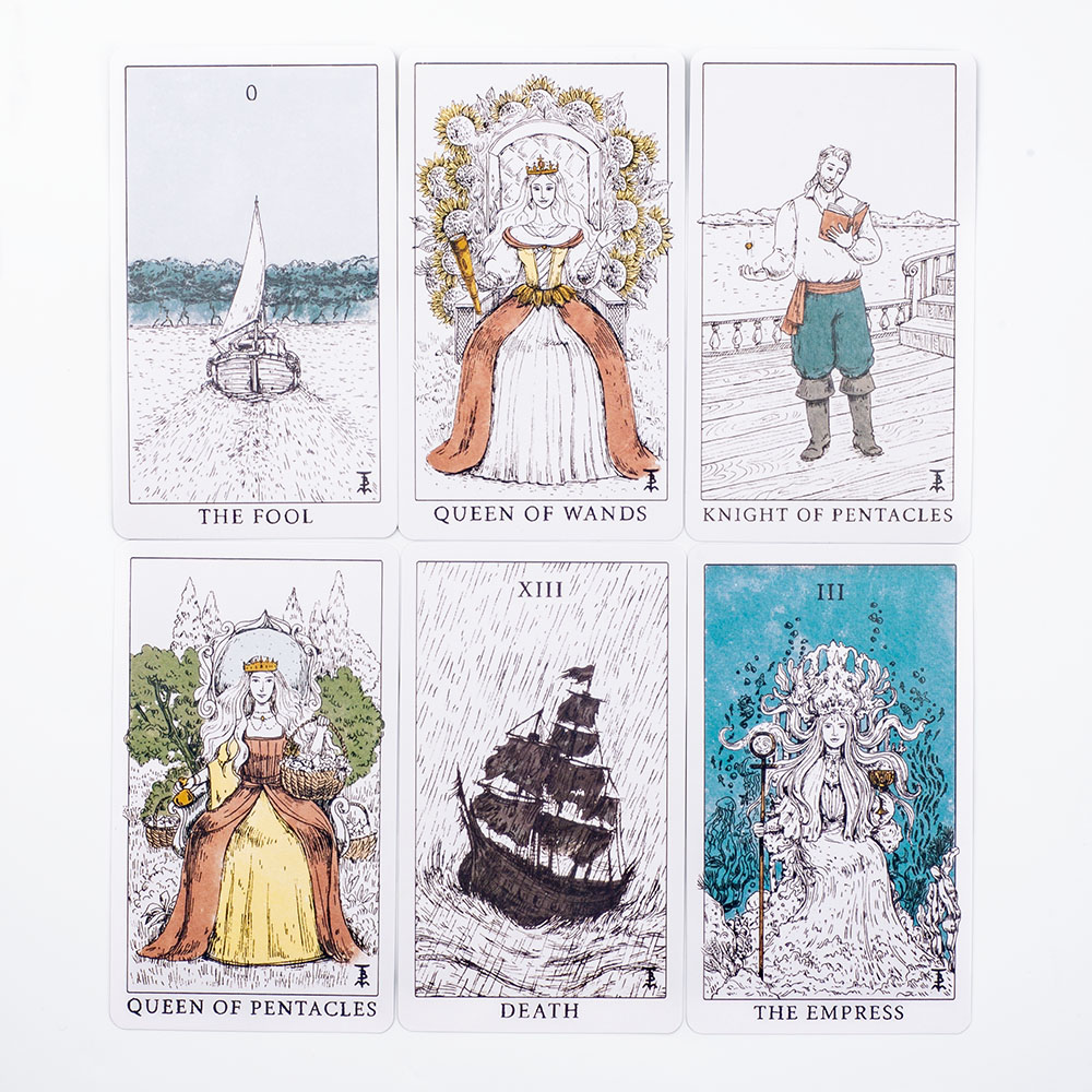 Tarot-Deck mit Ozean-Motiv, 78 – Board Game Quantum Bewertung und Preis